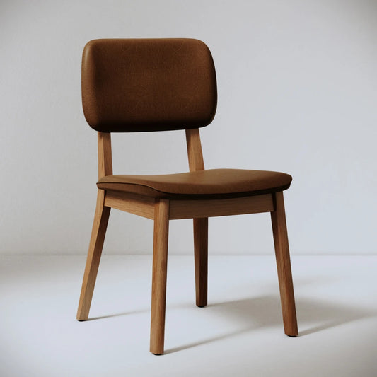 Silla de Comedor Classic - Línea Nevada - Cuero Sintético