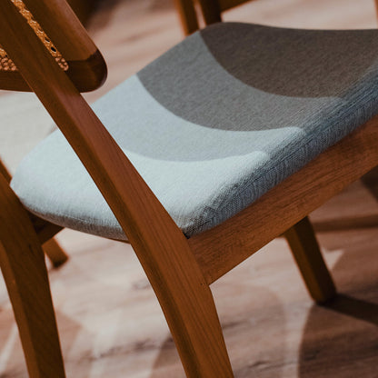 Silla de Comedor New - Línea Nevada - Lino Gris