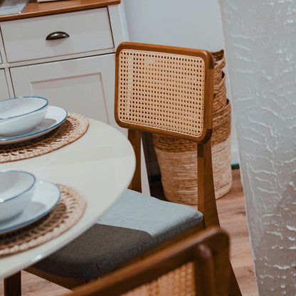 Silla de Comedor New - Línea Nevada - Lino Gris