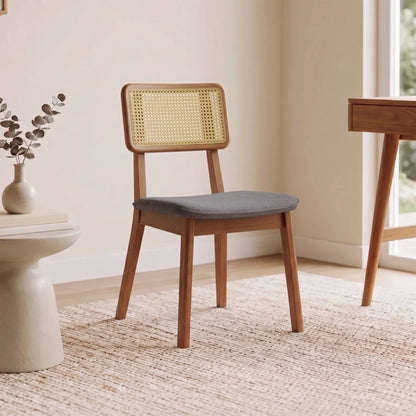 Silla de Comedor New - Línea Nevada - Lino Gris