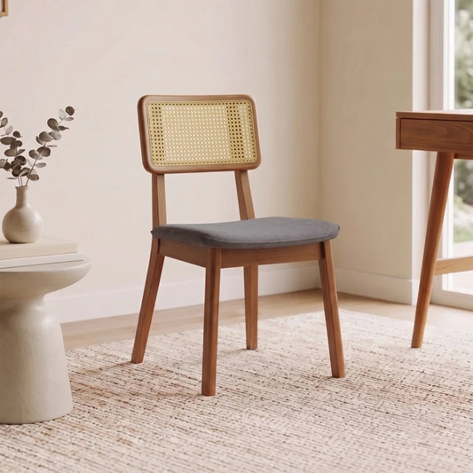 Silla de Comedor New - Línea Nevada - Lino Gris