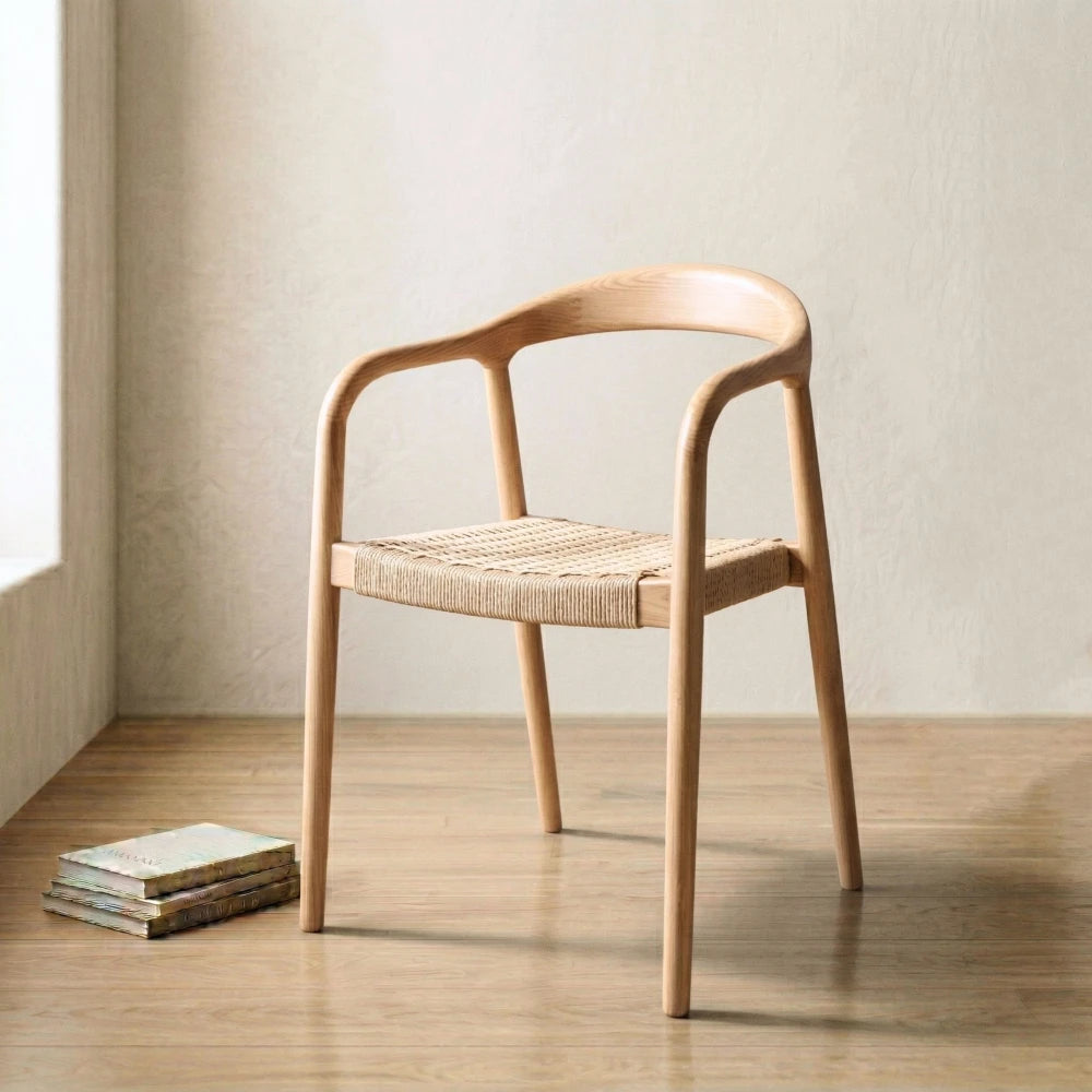 Silla de Comedor Madera natural Beige Bali - Línea Serena