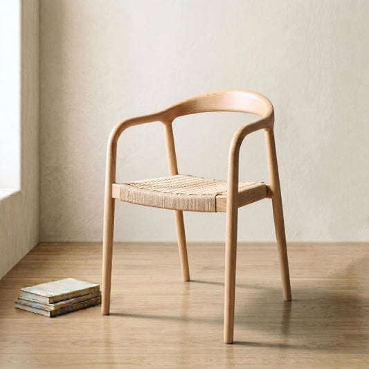 Silla de Comedor Madera natural Beige Bali - Línea Serena