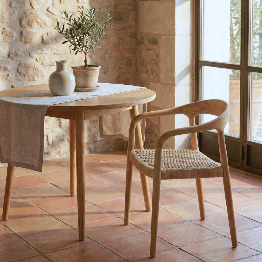 Silla de Comedor Madera natural Beige Bali - Línea Serena