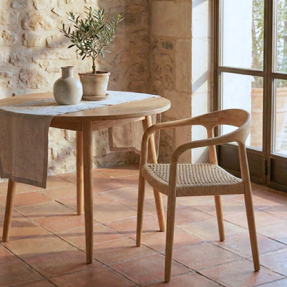 Silla de Comedor Madera natural Beige Bali - Línea Serena