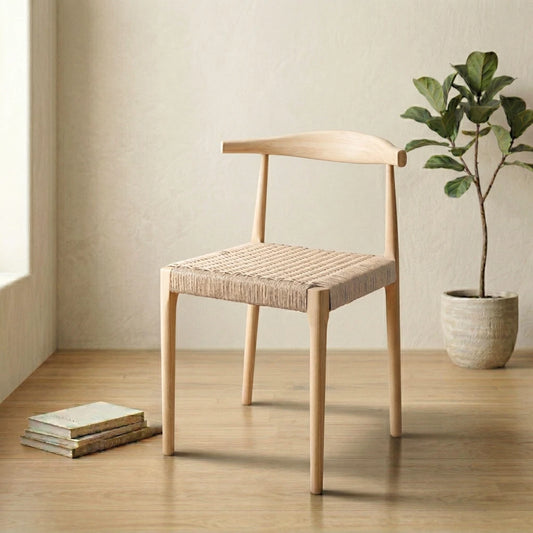 Silla de Comedor Madera natural Beige Hawai - Línea Serena