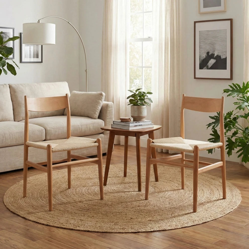 Silla de Comedor Madera natural Beige Portugal - Línea Serena