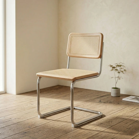 Silla de comedor Metal cromado Bauhaus - Línea Serena