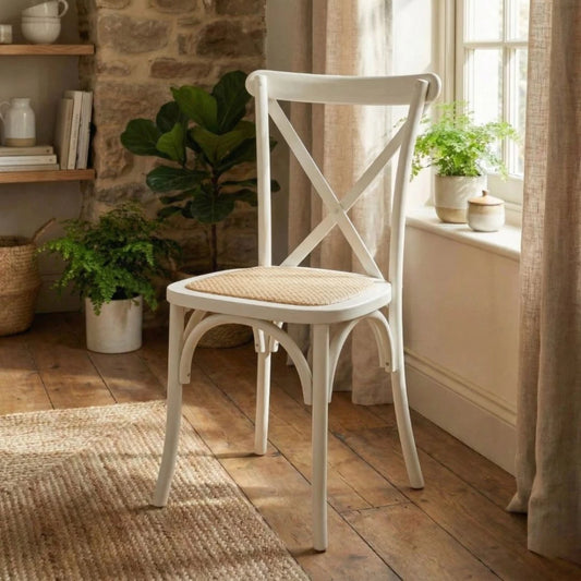 Silla de Comedor Clásica - Vienesa - Blanco