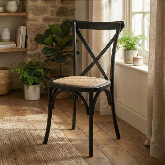 Silla de Comedor Clásica - Vienesa - Negro