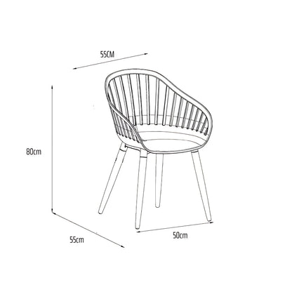 Silla de exterior - Santorini