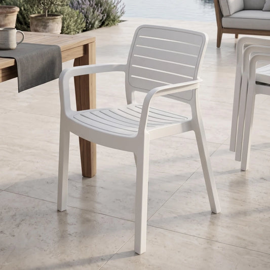 Silla de Exterior Miami - Blanco
