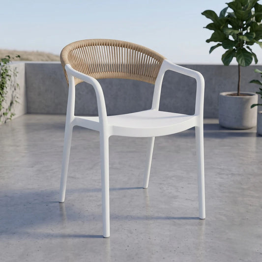 Silla de Jardín Exterior Valencia - Blanco