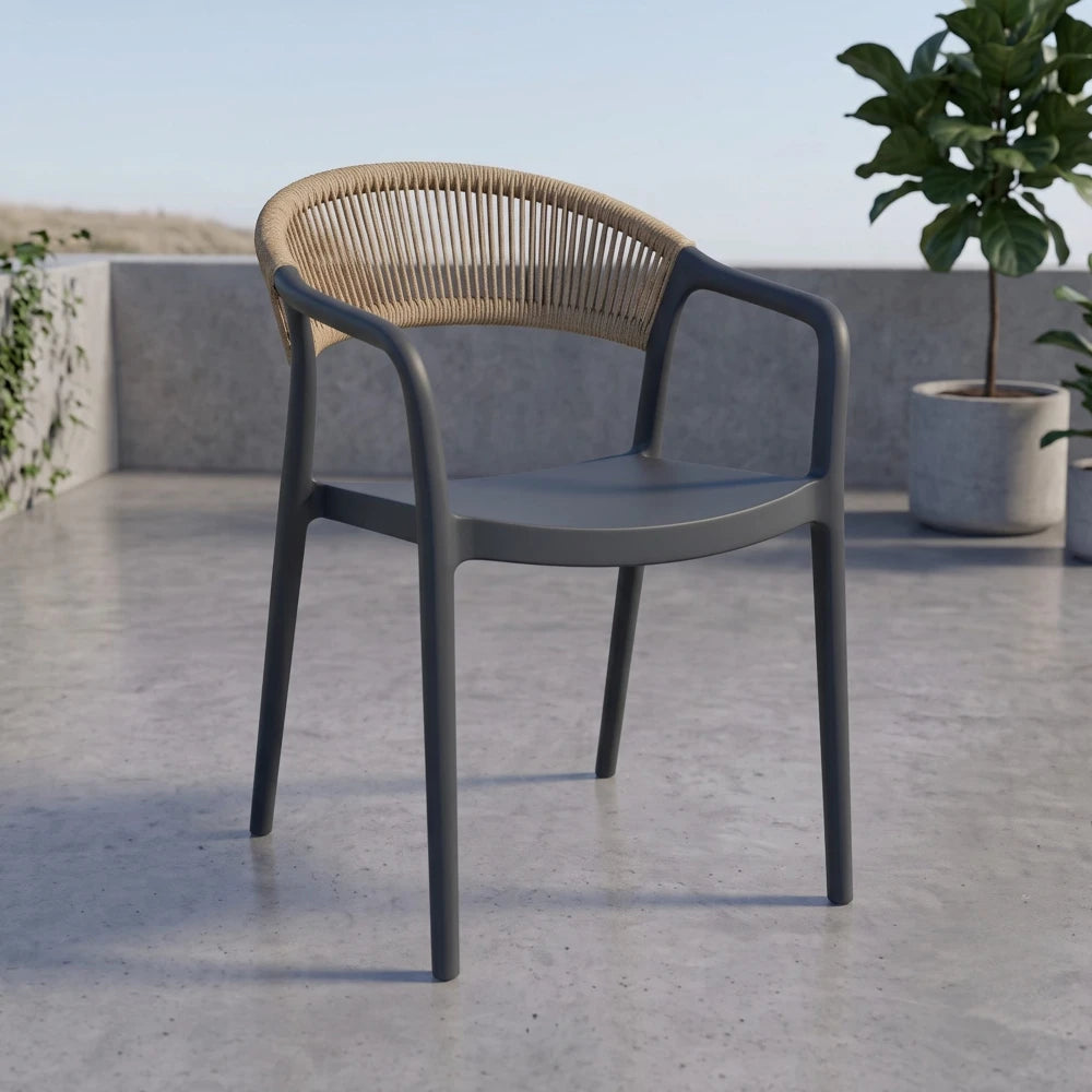 Silla de Jardín Exterior Valencia - Gris