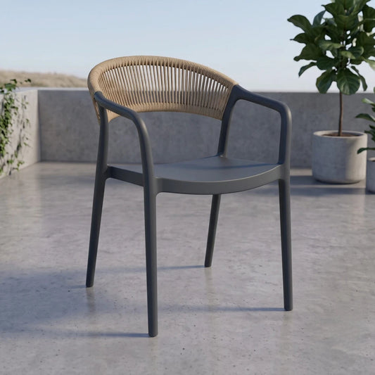 Silla de Jardín Exterior Valencia - Gris