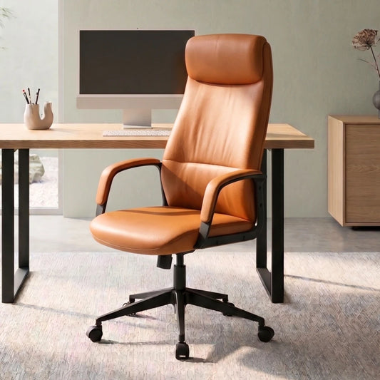 Silla De Escritorio Oficina Negra 2 Posiciones - Lumexa - Marrón