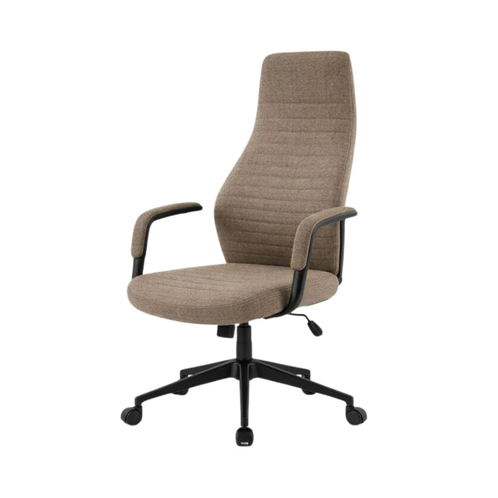 Silla De Escritorio Oficina Negra 2 Posiciones - Podium - Marrón