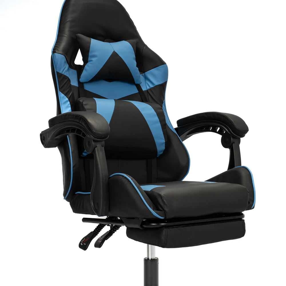Silla Gamer Gaming Ergonomica Reclinable - Azul
