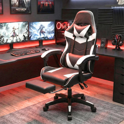 Silla Gamer Gaming Ergonomica Reclinable - Azul