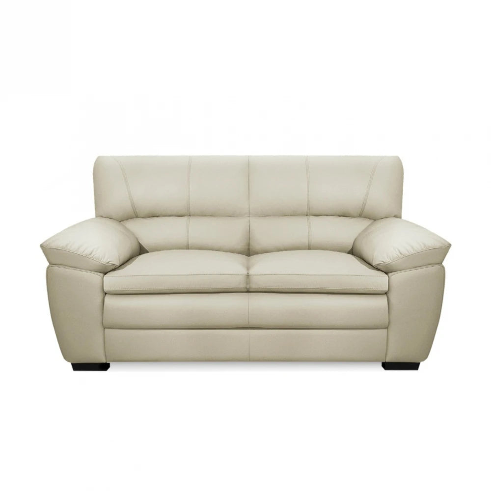 Sillón 100% Cuero - 2 Cuerpos Promax - Arena