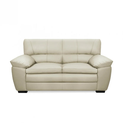 Sillón 100% Cuero - 2 Cuerpos Promax - Arena