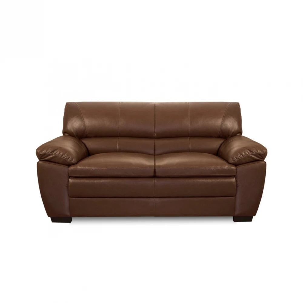 Sillón 100% Cuero - 2 Cuerpos Promax - Marrón