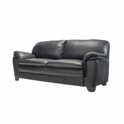 Sillón 100% Cuero - 3 Cuerpos - Imola - Negro