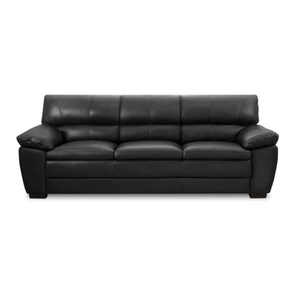 Sillón %100 Cuero - 3 Cuerpos - Promax - Negro