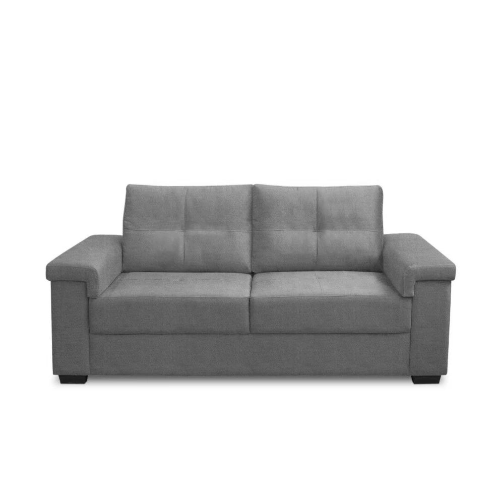 Sillón 2 Cuerpos en tela de Lino - Plaza - Gris