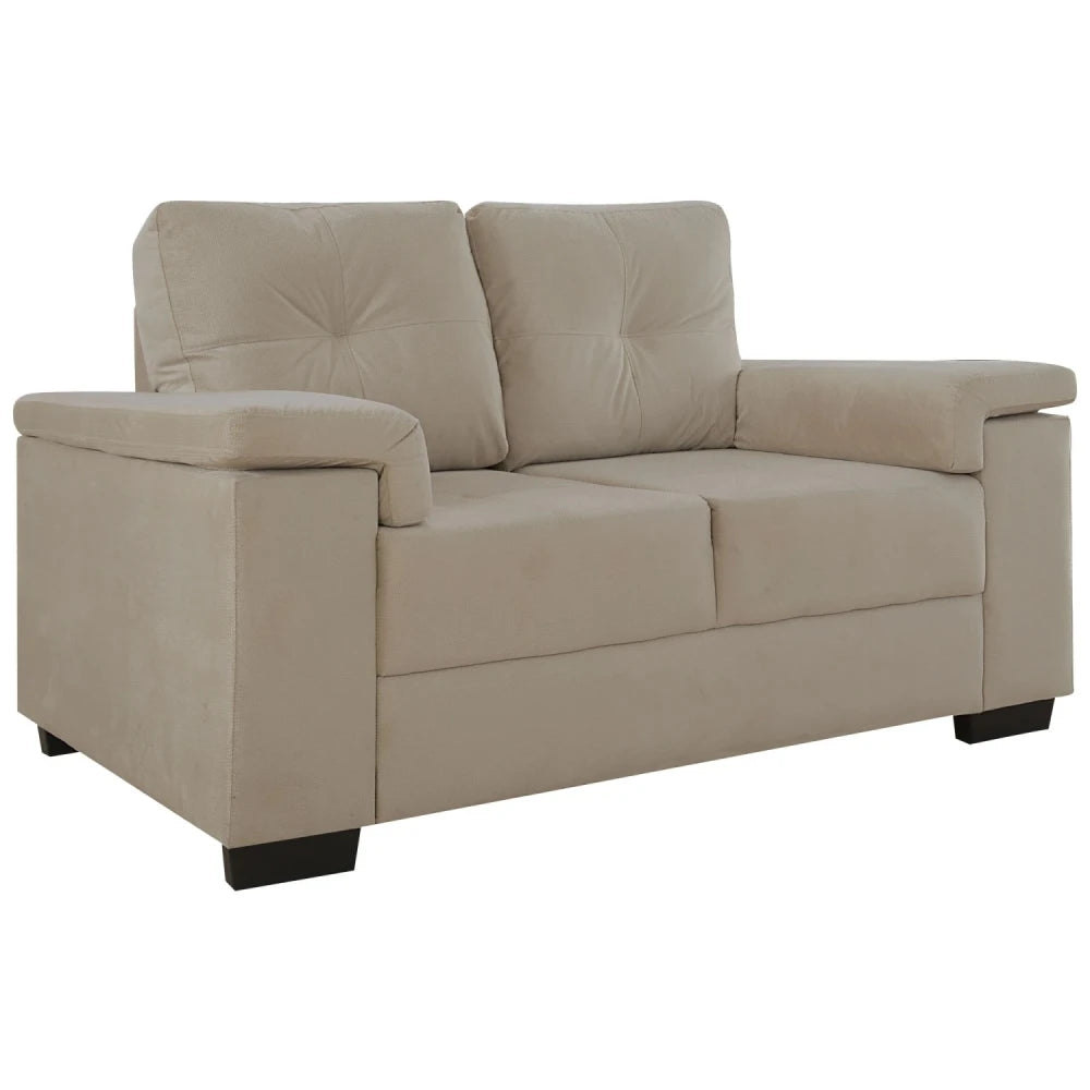 Sillón 2 Cuerpos Laura - Tela Beige