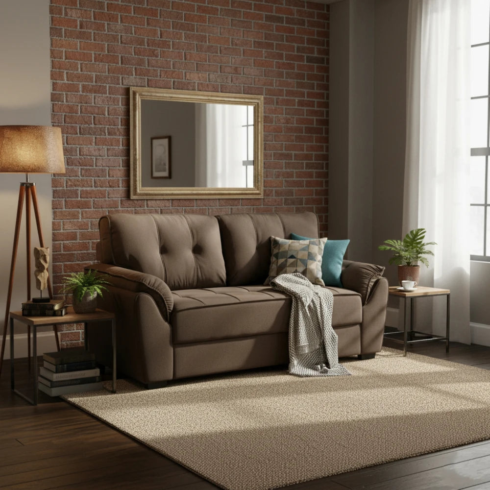 Sillón 2 Cuerpos - Clean - Marrón