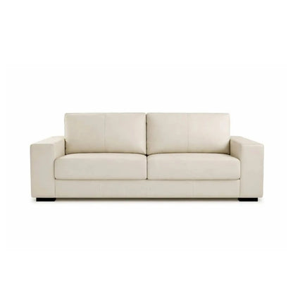 Sillón 3 cuerpos Como - 100% Cuero - Arena