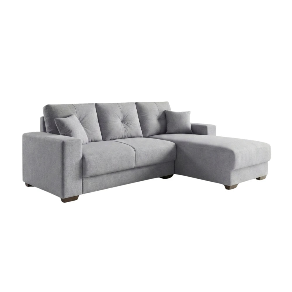 Sillón 3 cuerpos con Chaise Izquierdo - Toronto - Gris