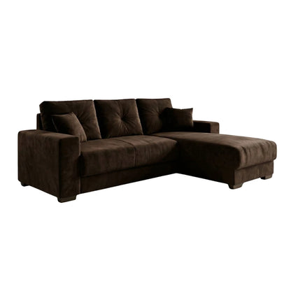 Sillón 3 cuerpos con Chaise Izquierdo - Toronto - Marrón