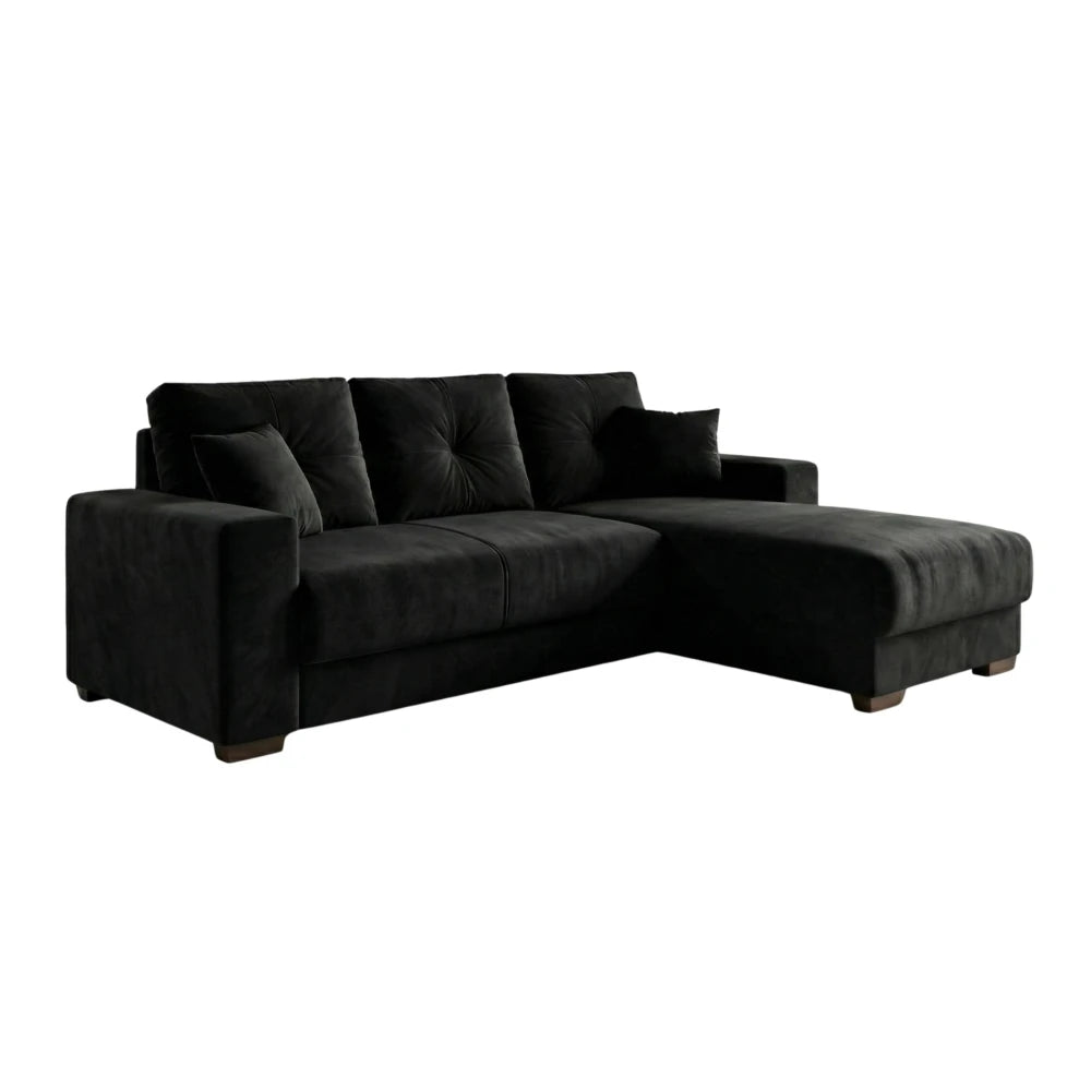 Sillón 3 cuerpos con Chaise Izquierdo - Toronto - Negro