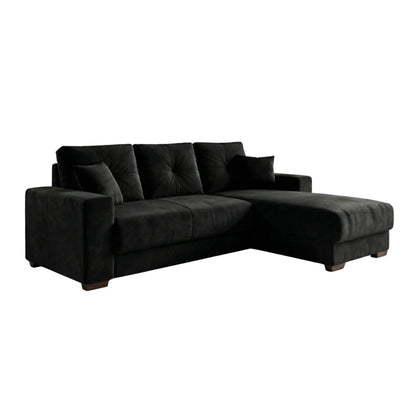 Sillón 3 cuerpos con Chaise Izquierdo - Toronto - Negro