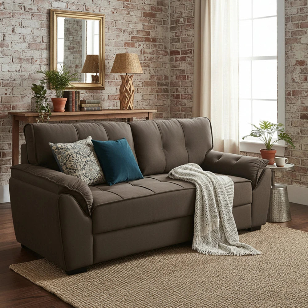 Sillón 3 Cuerpos - Clean - Marrón