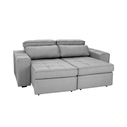 Sillón Cama Brad - 3 Cuerpos - Gris