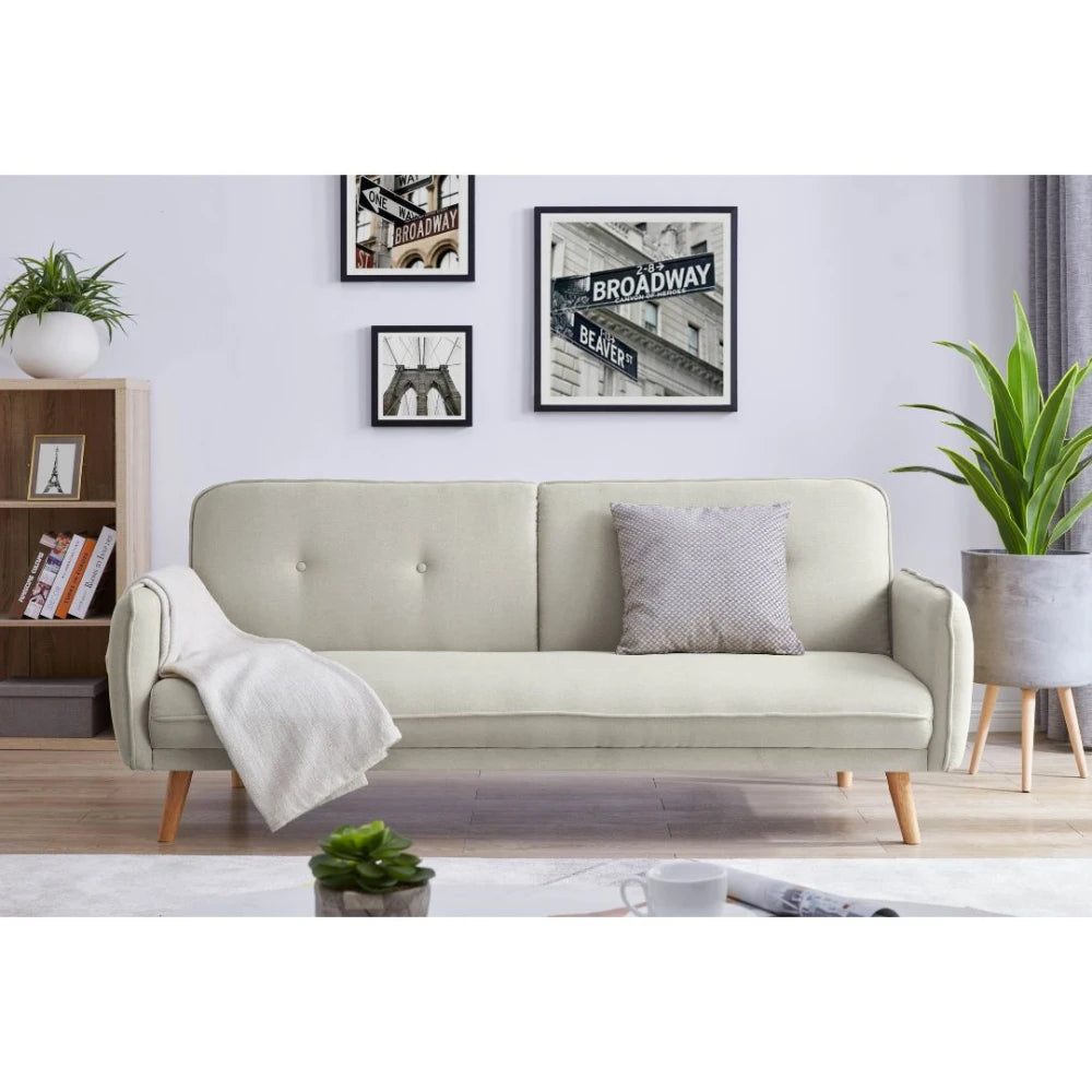 Sillón Cama Mìa en Tela - Gris