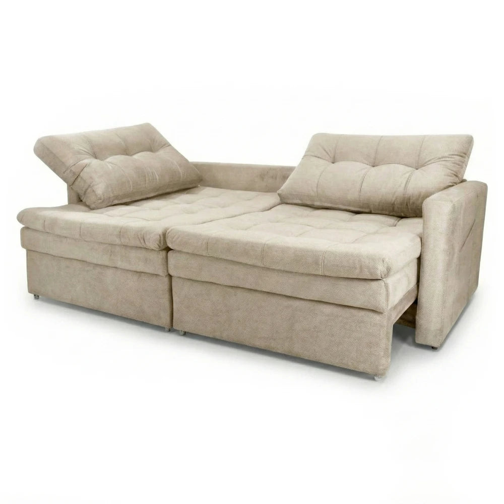Sillón Cama Twin 3 Cuerpos - Extensible - Beige