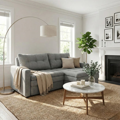 Sillón Cama Twin 3 Cuerpos - Extensible - Gris