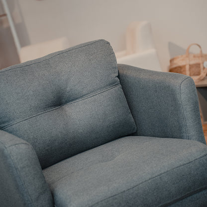 Sillon Poltrona 1 Cuerpo Trinidad - Gris Oscuro
