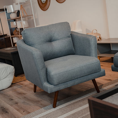 Sillon Poltrona 1 Cuerpo Trinidad - Gris Oscuro