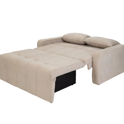 Sofá Cama Atis New con Baúl - Beige