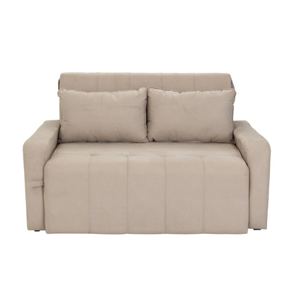 Sofá Cama Atis New con Baúl - Beige