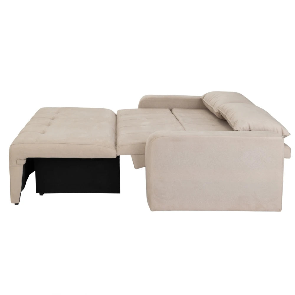 Sofá Cama Atis New con Baúl - Beige