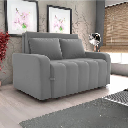 Sofá Cama Atis New con Baúl - Gris