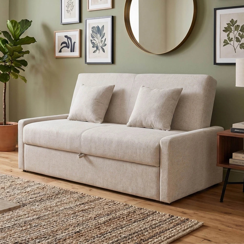 Sillón Sofá Cama Charlotte - Marrón Claro