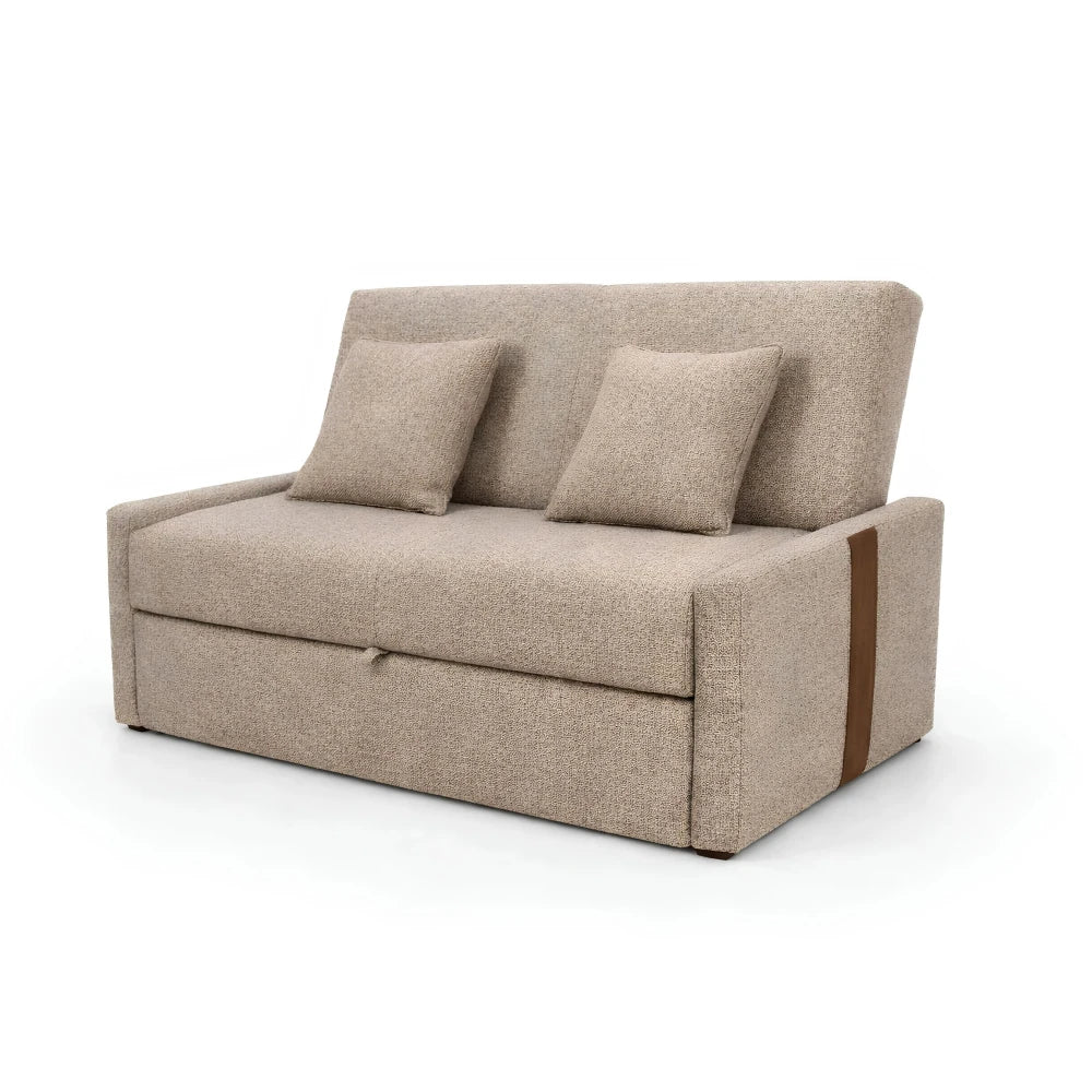 Sillón Sofá Cama Charlotte - Marrón Claro