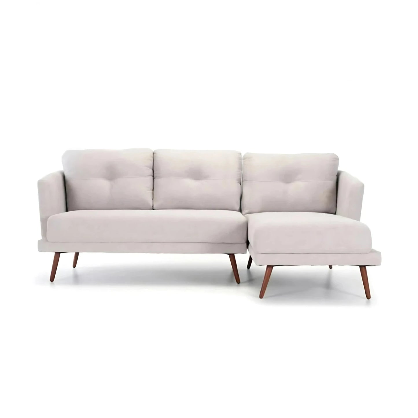 Sofá Con Chaise - Trinidad - 3 Cuerpos - Izquierdo - Beige